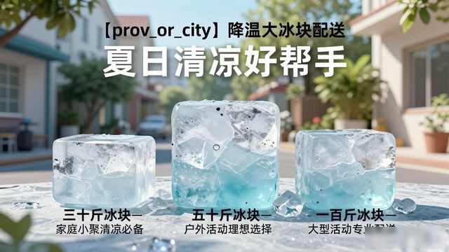渝中降温大冰块配送 夏日清凉好帮手